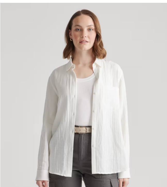 Gauze Long Sleeve Shirt