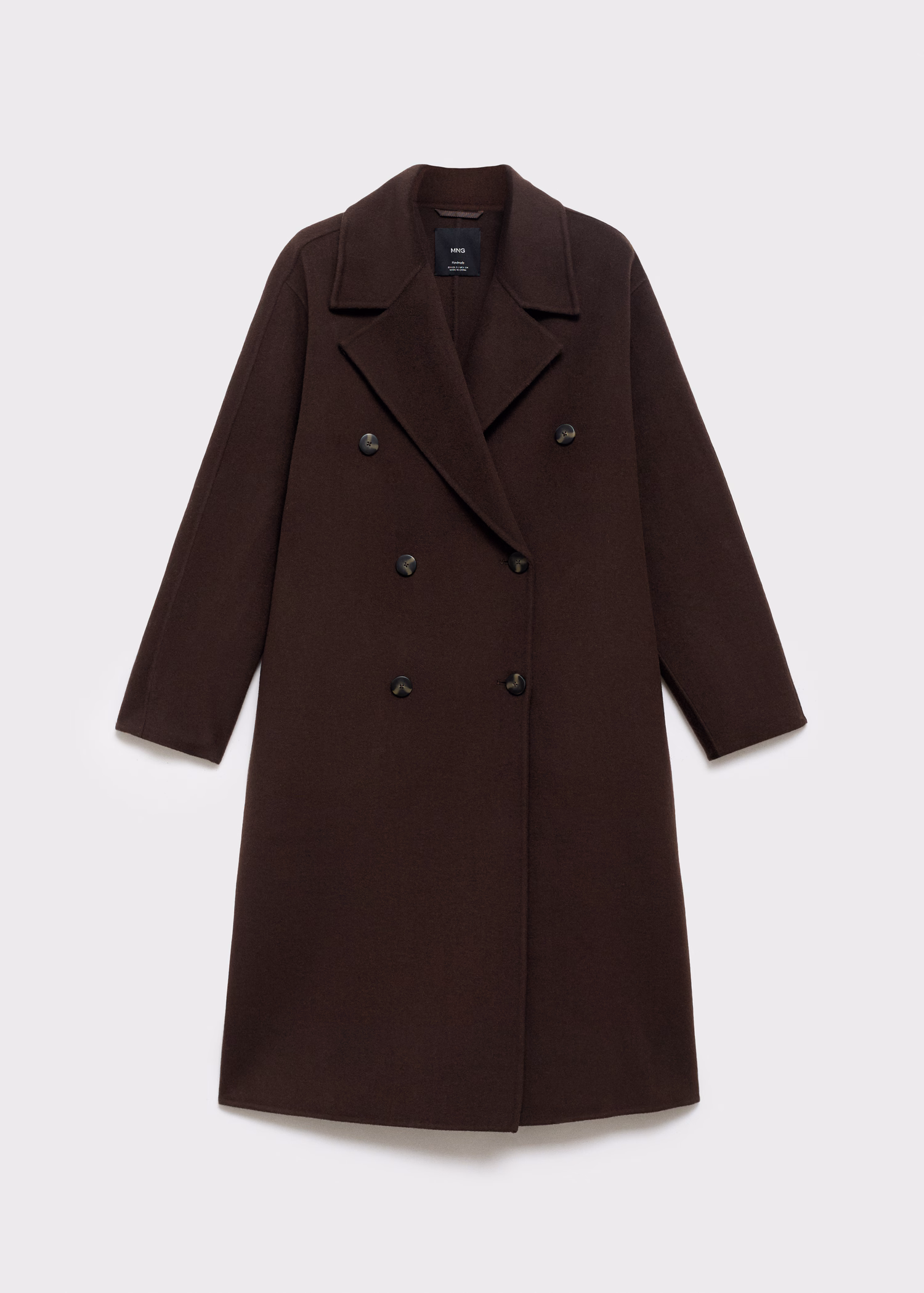 Handmade oversized wool coat