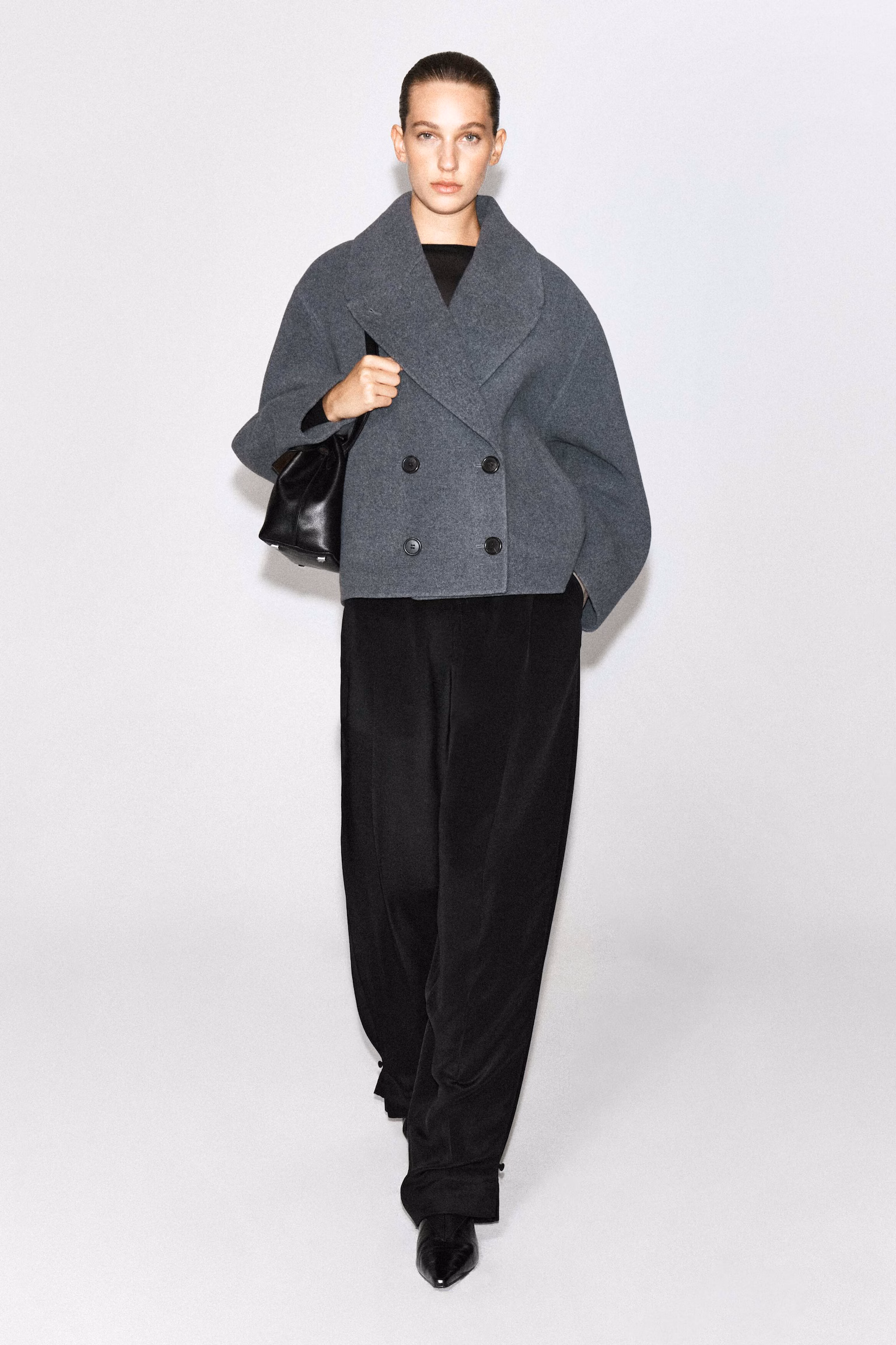 Mavis Long Coat - Black
