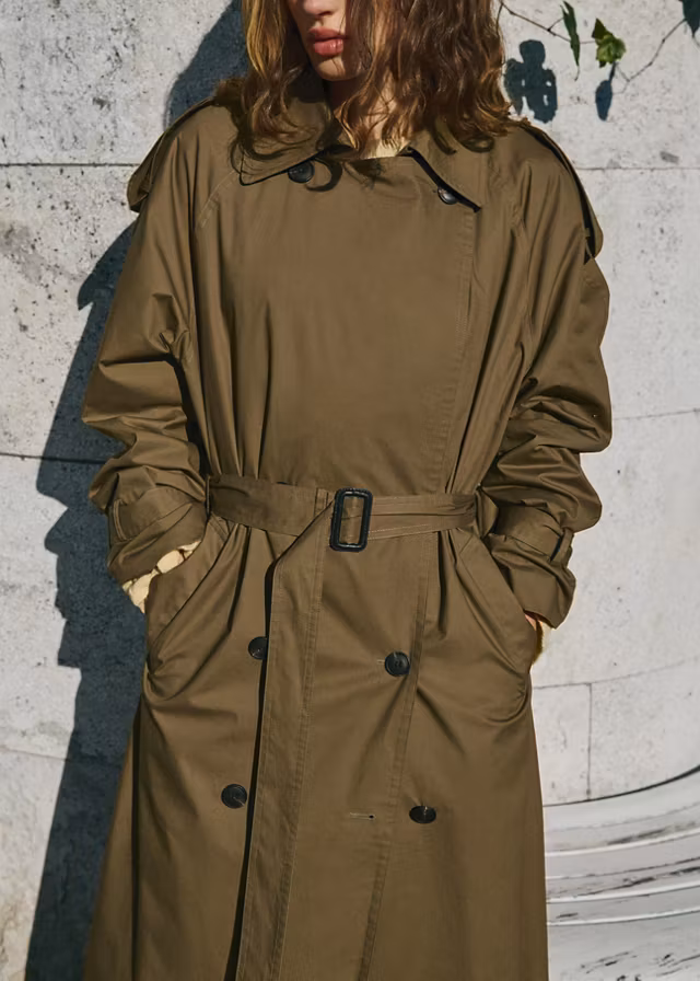 Double-Faced Wool Long Coat