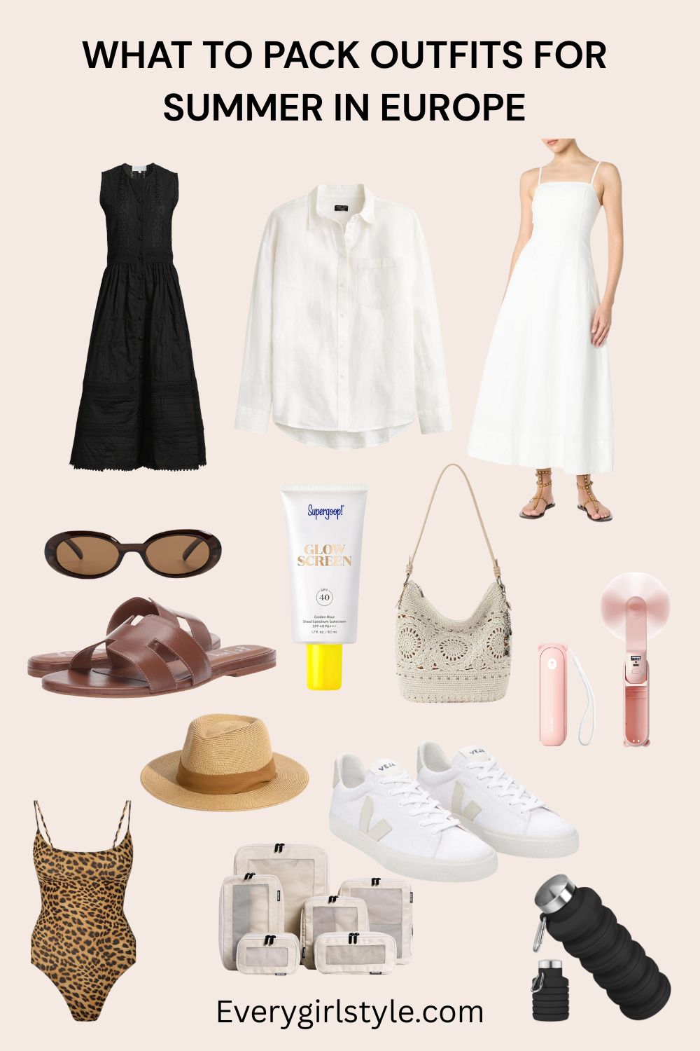 What to Pack Outfits for Summer in Europe