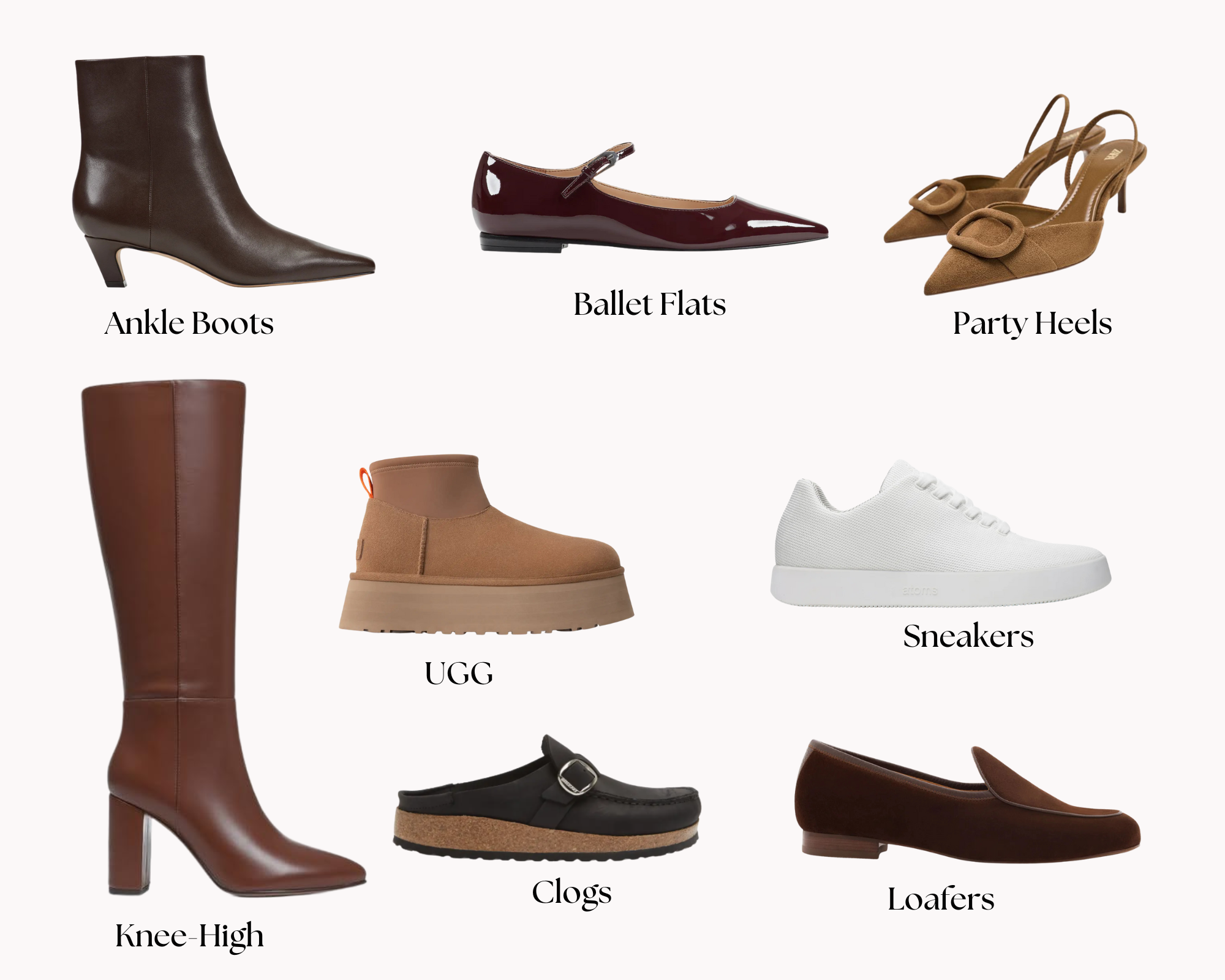 Capsule Shoe Wardrobe for Fall/Winter